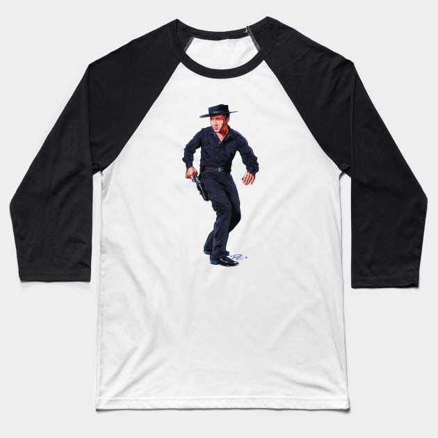 Marty Robbins - An illustration by Paul Cemmick Baseball T-Shirt by PLAYDIGITAL2020